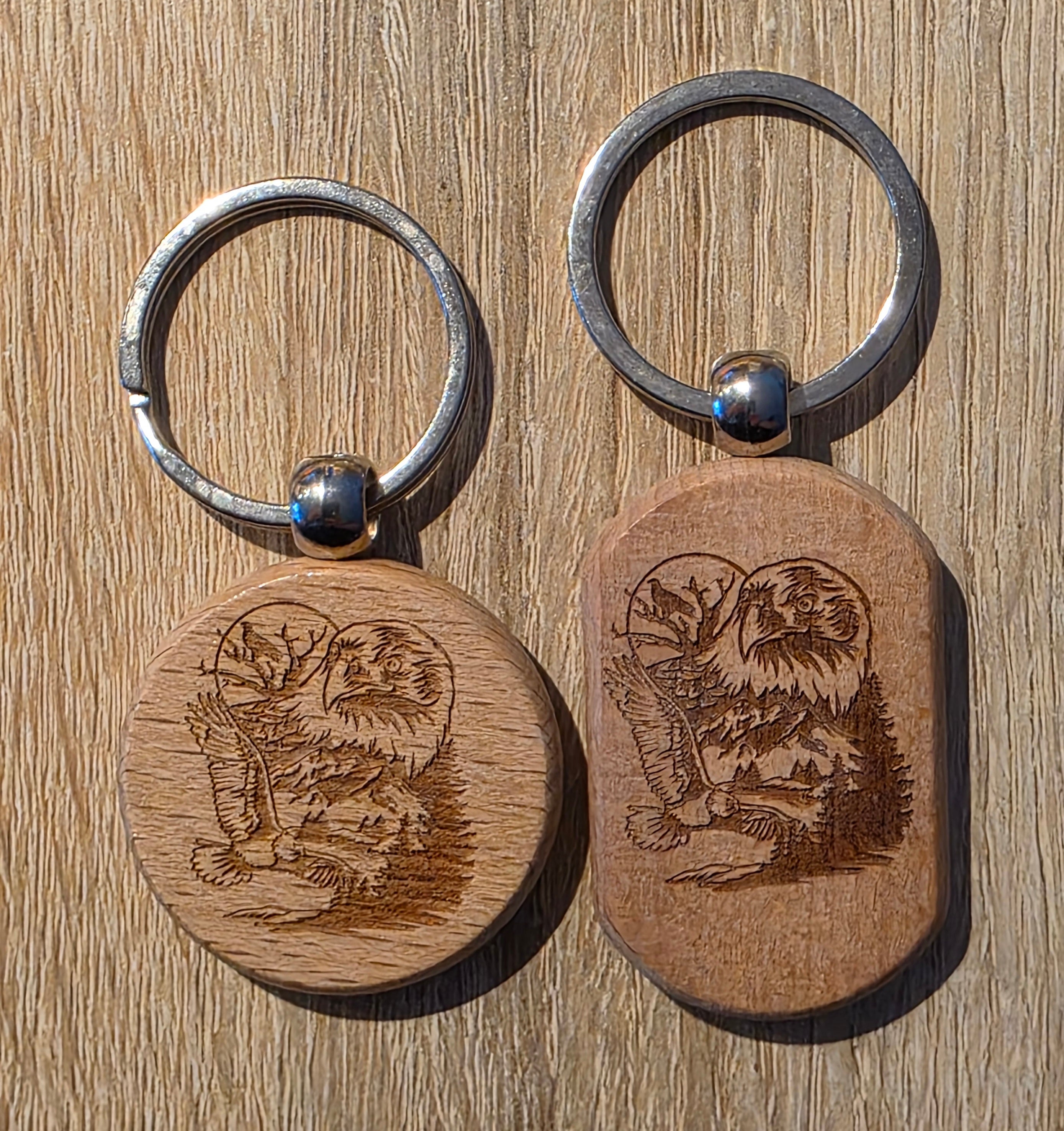 Holzschlüsselanhänger