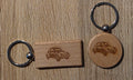 Holzschlüsselanhänger