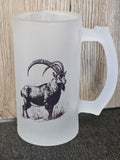 Glasbierkrug Milchglas