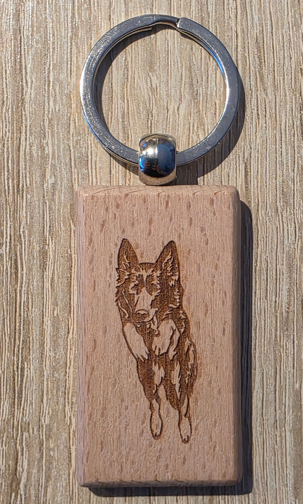 Holzschlüsselanhänger