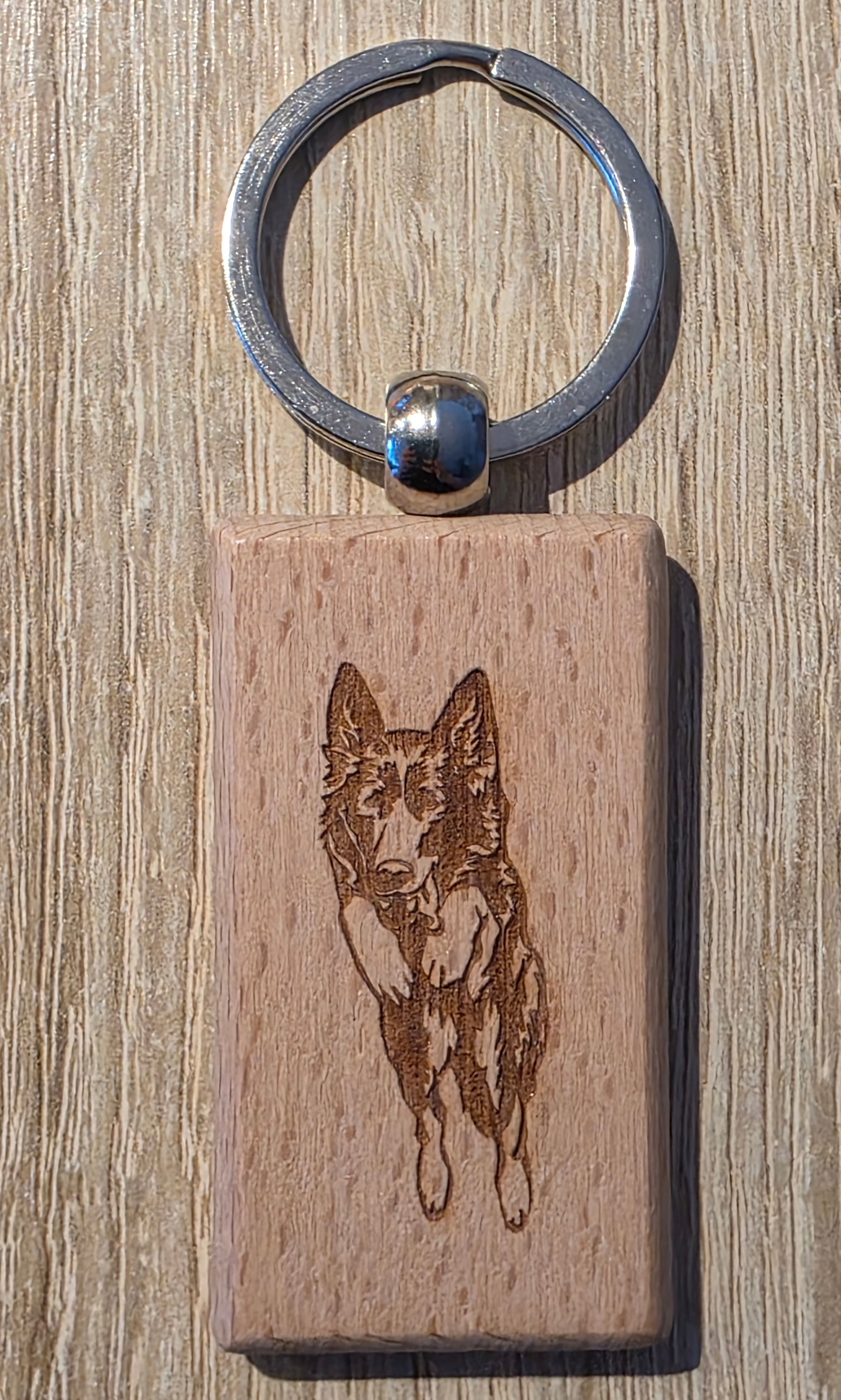 Holzschlüsselanhänger