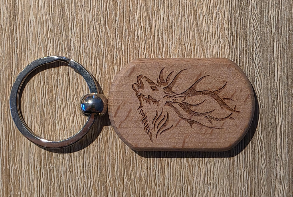 Holzschlüsselanhänger