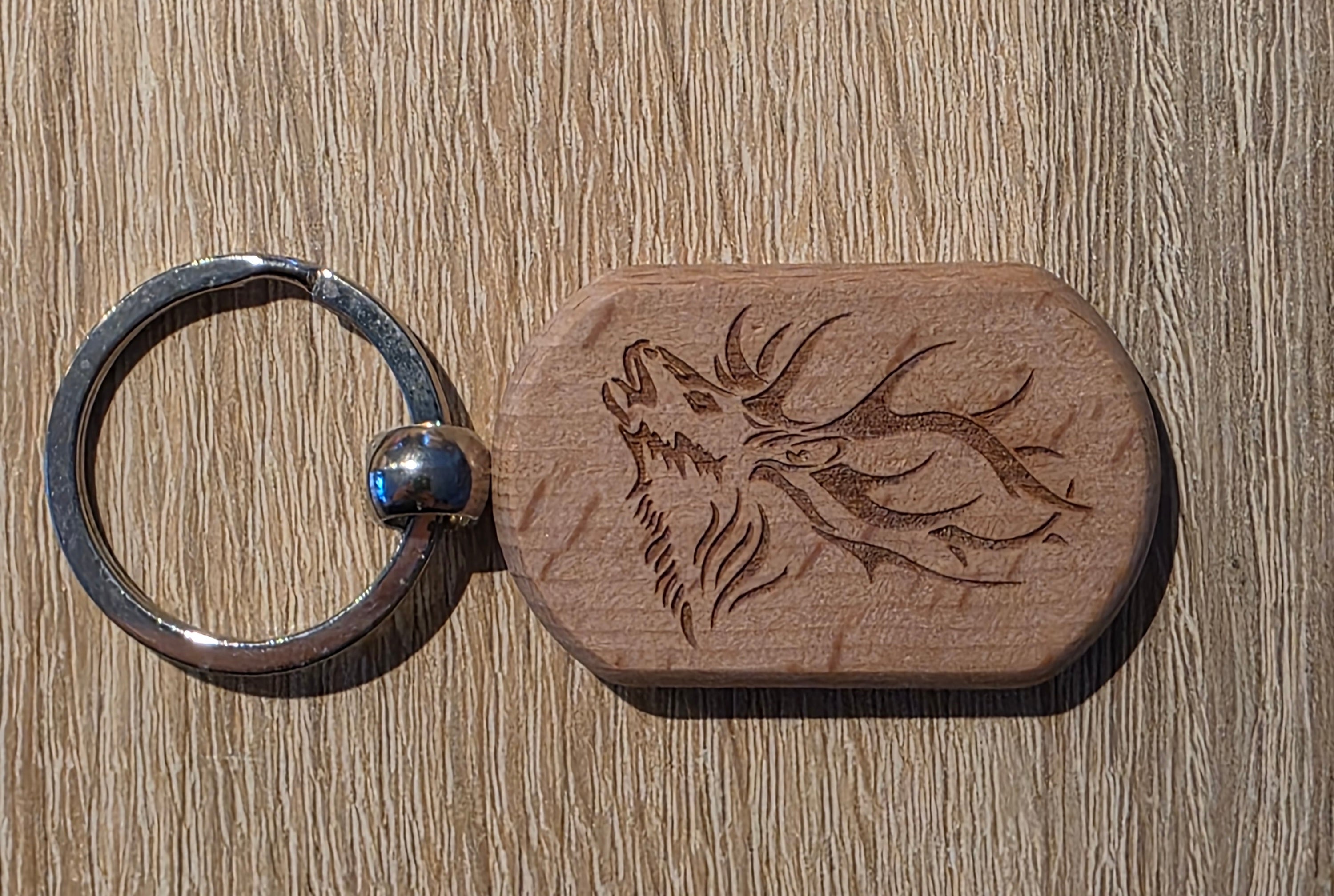 Holzschlüsselanhänger