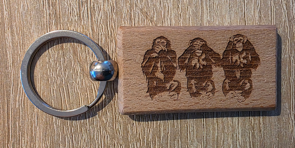 Holzschlüsselanhänger