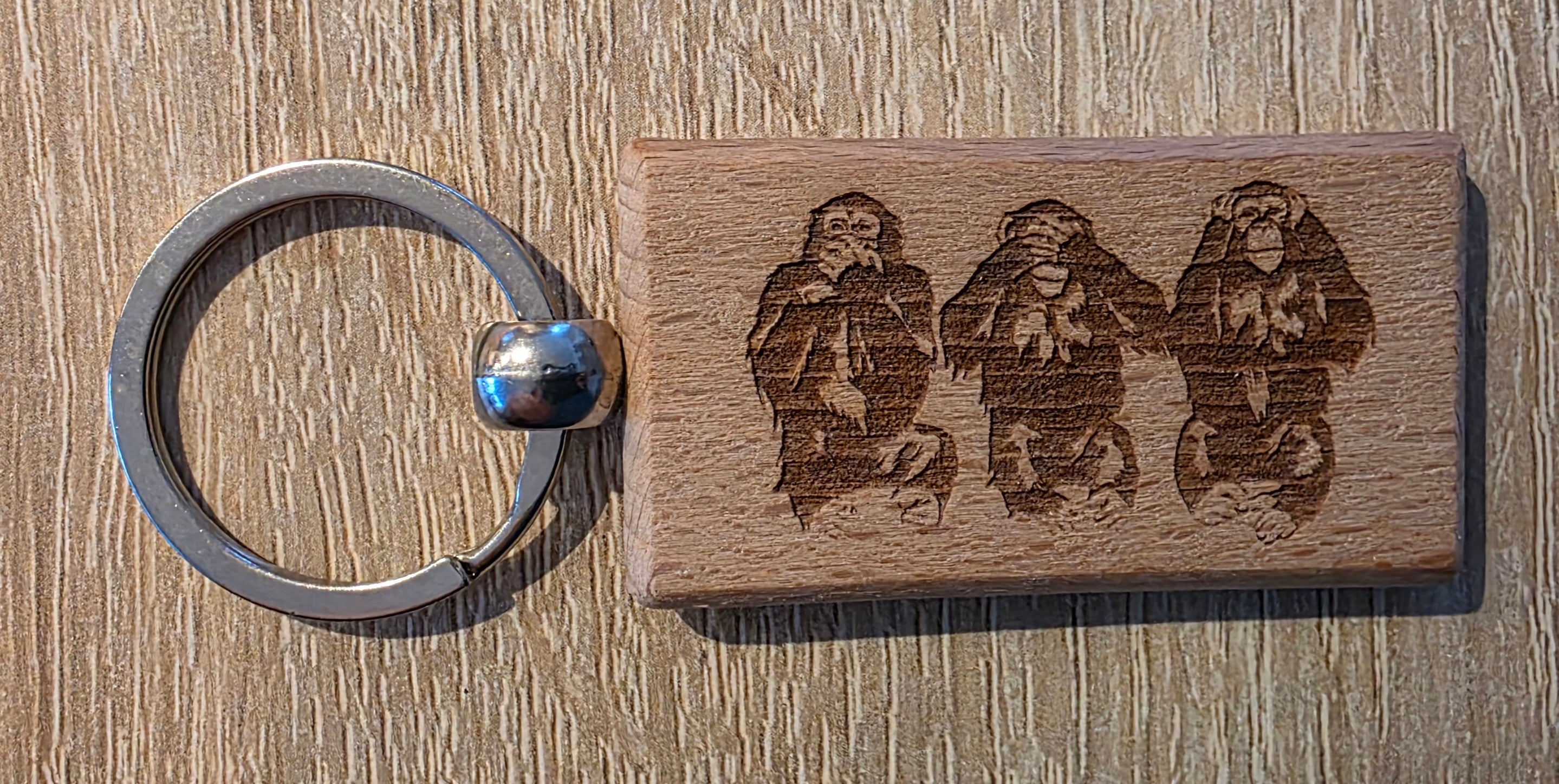 Holzschlüsselanhänger