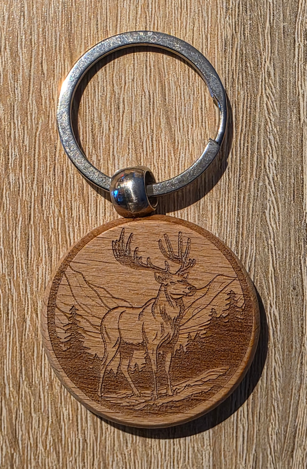 Holzschlüsselanhänger