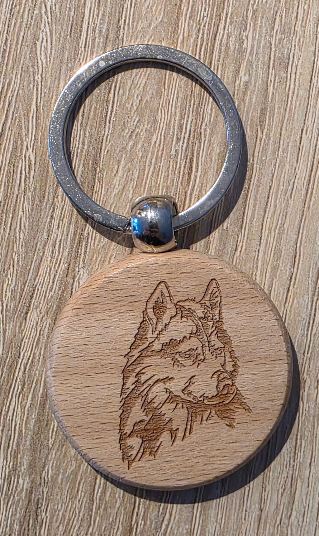 Holzschlüsselanhänger